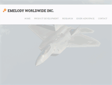 Tablet Screenshot of emelodyworldwide.com